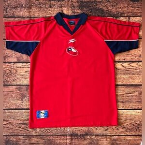 Chile National Team‎ Home Soccer Jersey Football Kit Size L  Olympus Sports